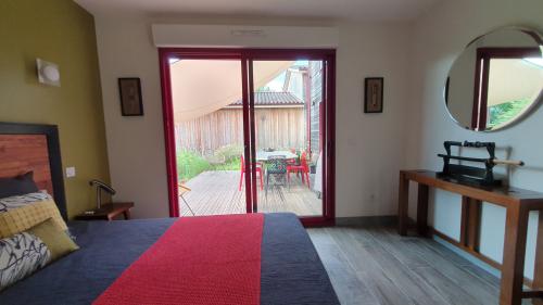 Chambre Welcome vue sur la terrasse