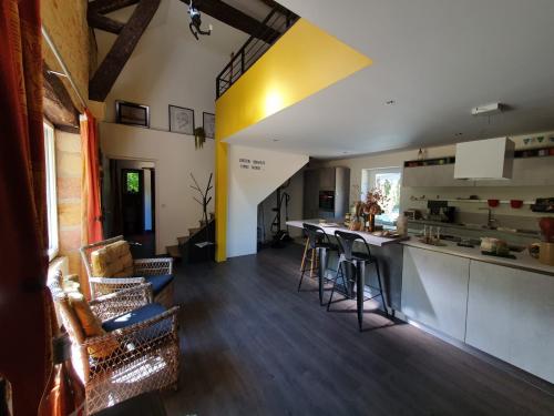 Piece de vie - Cuisine - Mezzanine